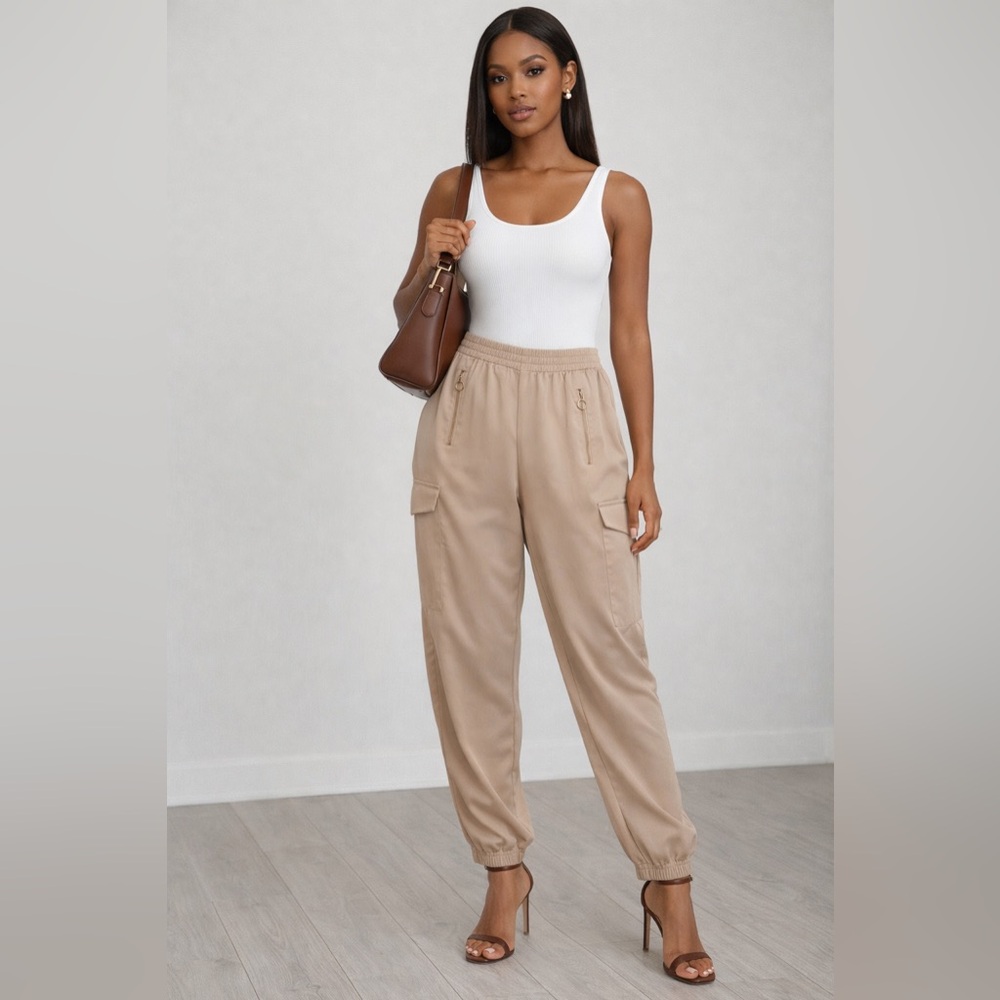 BLASHE Silk Beige Joggers